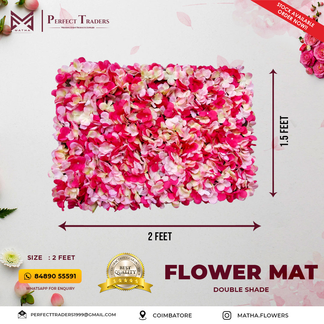 Shaded Flower Mat